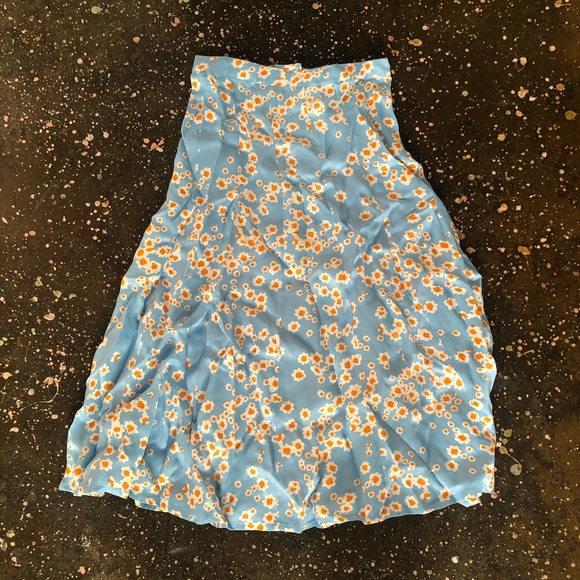 FAITHFULL THE BRAND Jocelyn Midi Skirt Le Bon XS - Picture 4 of 8